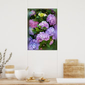 Hydrangea Poster (Küche)