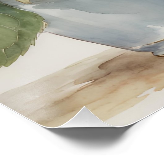 Hydrangea Poster (Ecke)