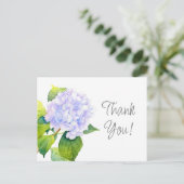 Hydrangea Postkarte (Stehend Vorderseite)