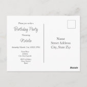 Hydrangea Postkarte (Rückseite)