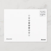 Hydrangea Postkarte (Rückseite)