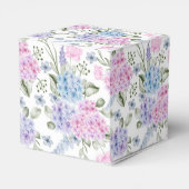 Hydrangea Print Party Leckerei Box Geschenkschachtel (Rückseite)