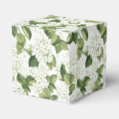 Hydrangea Print Party Leckerei Box Geschenkschachtel (Rückseite)