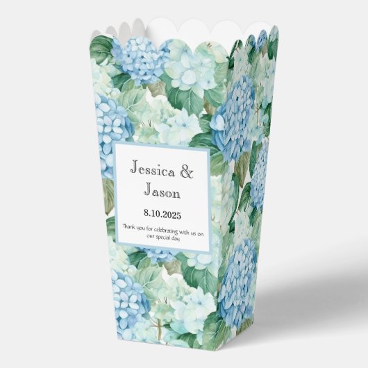 Hydrangea Print Party Leckerei Box Geschenkschachtel (Vorderseite)