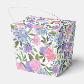 Hydrangea Print Party Leckerei Box Geschenkschachtel (Rückseite)