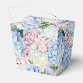 Hydrangea Print Party Leckerei Box Geschenkschachtel (Rückseite)