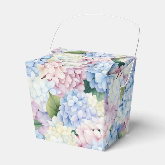 Hydrangea Print Party Leckerei Box Geschenkschachtel (Vorderseite)