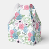 Hydrangea Print Party Leckerei Box Geschenkschachtel (Rückseite)