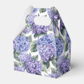 Hydrangea Print Party Leckerei Box Geschenkschachtel (Rückseite)