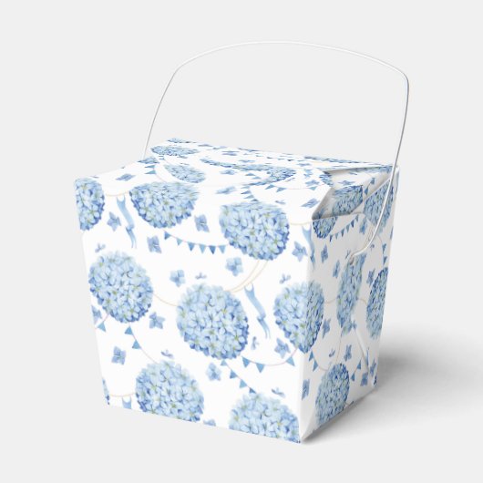 Hydrangea Print Party Leckerei Box Geschenkschachtel (Vorderseite)