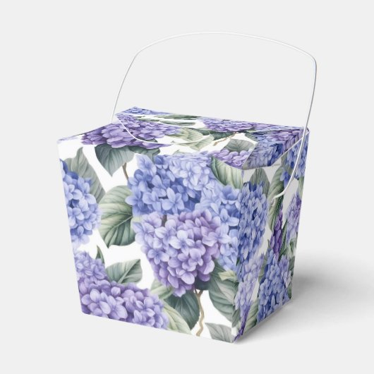 Hydrangea Print Party Leckerei Box Geschenkschachtel (Vorderseite)