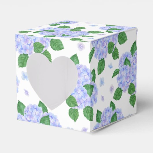 Hydrangea Print Party Leckerei Box Geschenkschachtel (Vorderseite)
