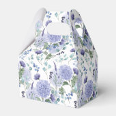 Hydrangea Print Party Leckerei Box Geschenkschachtel (Rückseite)