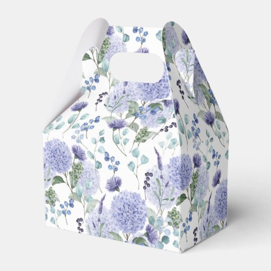 Hydrangea Print Party Leckerei Box Geschenkschachtel (Vorderseite)