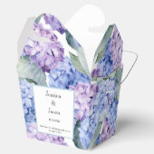 Hydrangea Print Party Leckerei Box Geschenkschachtel (Geöffnet)