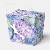 Hydrangea Print Party Leckerei Box Geschenkschachtel (Rückseite)