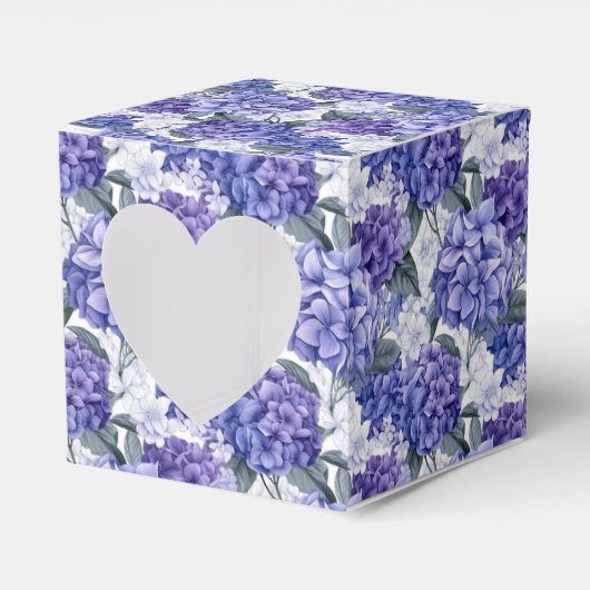 Hydrangea Print Party Leckerei Box Geschenkschachtel (Vorderseite)