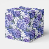 Hydrangea Print Party Leckerei Box Geschenkschachtel (Rückseite)