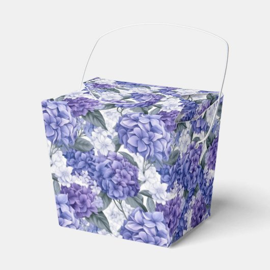 Hydrangea Print Party Leckerei Box Geschenkschachtel (Vorderseite)