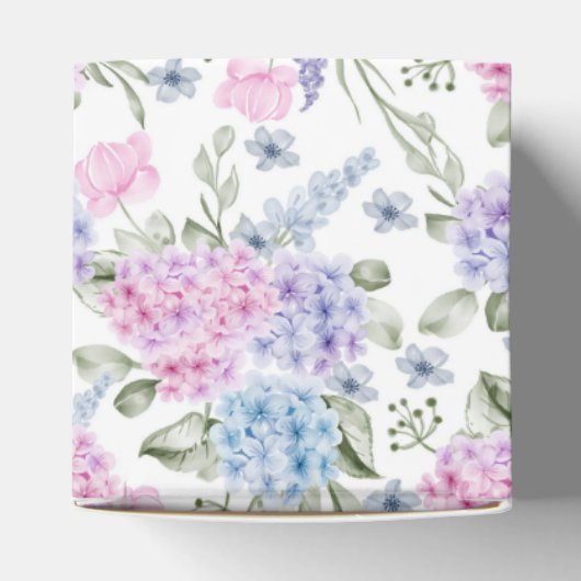 Hydrangea Print Party Leckerei Box Geschenkschachtel (Oben)