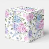 Hydrangea Print Party Leckerei Box Geschenkschachtel (Rückseite)