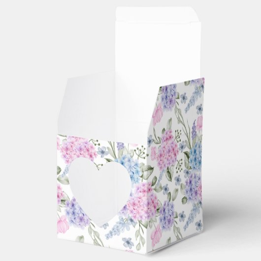 Hydrangea Print Party Leckerei Box Geschenkschachtel (Geöffnet)