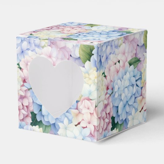 Hydrangea Print Party Leckerei Box Geschenkschachtel (Vorderseite)