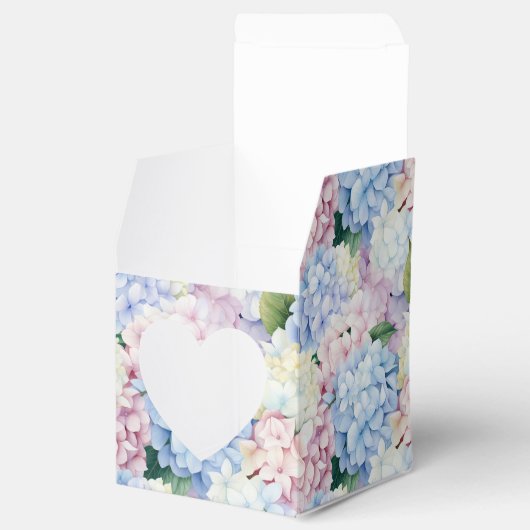 Hydrangea Print Party Leckerei Box Geschenkschachtel (Geöffnet)