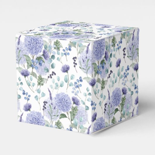 Hydrangea Print Party Leckerei Box Geschenkschachtel (Vorderseite)