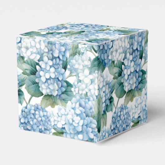 Hydrangea Print Party Leckerei Box Geschenkschachtel (Vorderseite)