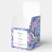 Hydrangea Print Party Leckerei Box Geschenkschachtel (Geöffnet)