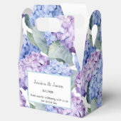 Hydrangea Print Party Leckerei Box Geschenkschachtel (Geöffnet)