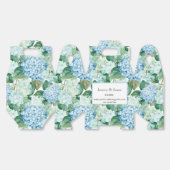 Hydrangea Print Party Leckerei Box Geschenkschachtel (Ungeklappt)