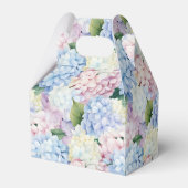 Hydrangea Print Party Leckerei Box Geschenkschachtel (Rückseite)