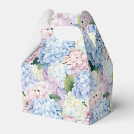 Hydrangea Print Party Leckerei Box Geschenkschachtel (Vorderseite)