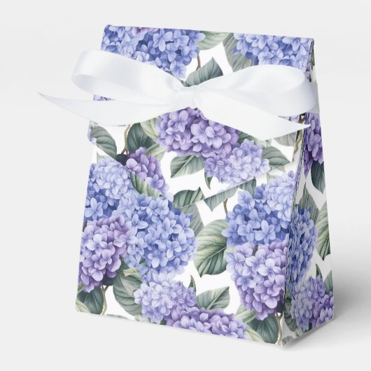 Hydrangea Print Party Leckerei Box Geschenkschachtel (Vorderseite)