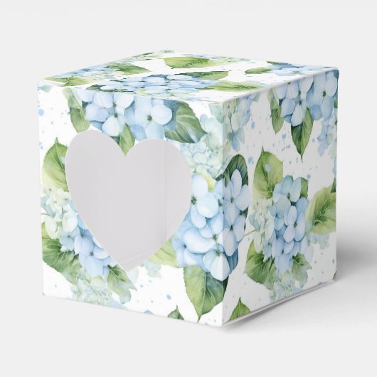Hydrangea Print Party Leckerei Box Geschenkschachtel (Vorderseite)