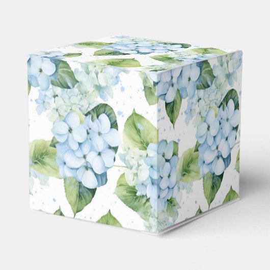 Hydrangea Print Party Leckerei Box Geschenkschachtel (Rückseite)