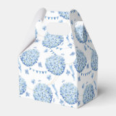 Hydrangea Print Party Leckerei Box Geschenkschachtel (Rückseite)