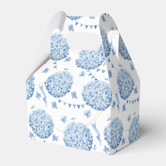 Hydrangea Print Party Leckerei Box Geschenkschachtel (Vorderseite)