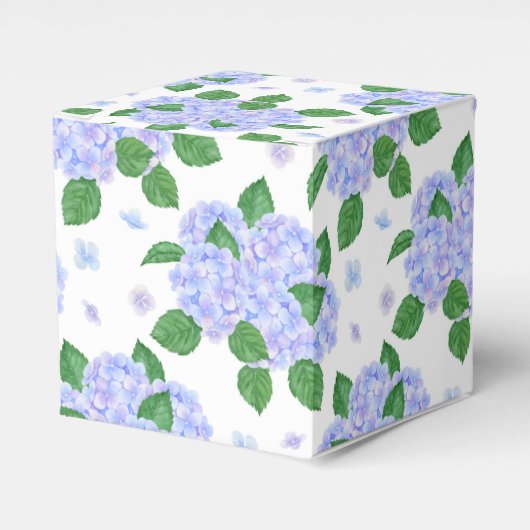 Hydrangea Print Party Leckerei Box Geschenkschachtel (Vorderseite)
