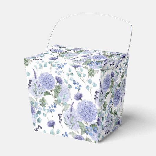 Hydrangea Print Party Leckerei Box Geschenkschachtel (Vorderseite)