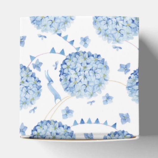 Hydrangea Print Party Leckerei Box Geschenkschachtel (Oben)