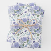 Hydrangea Print Wrapping Paper Sheets Geschenkpapier Set (Beispiel)