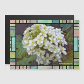 Hydrangea quercifolia [Magnet Card] Magnetkarte (Vorne/Hinten)