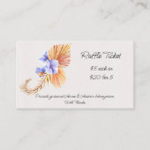 Hydrangea Raffle Ticket Begleitkarte (Vorderseite)