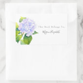 Hydrangea Rechteckiger Aufkleber (Tasche)