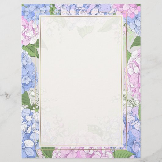 Hydrangea Reflections Paper (Vorderseite)