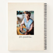 Hydrangea Rezepte oder Journal Notizbuch (Rückseite)