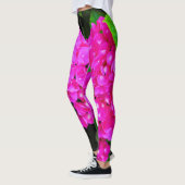 Hydrangea Rosa Blume Blumen Natur Eleganter Chic Leggings (Links)